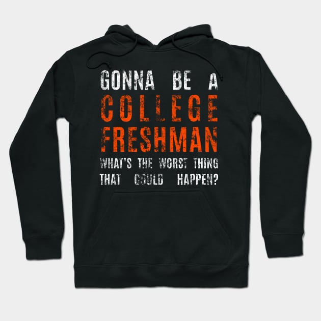 College Freshman Hoodie by lowercasev